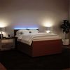 vidaXL Boxspringbett mit Matratze Rosa 160x200 cm Samt 3290087 Bild 5