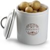 Vorratsdose "Potatoes", 2900 ml, Keramik, weiß Bild 2