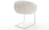 Freischwinger Jada-Flex Bouclé Soft Beige Freischwinger flach Weiß Taschenfederkern Bild 5