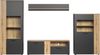 INOSIGN Wohnwand Estepona, (Komplett-Set, 4-St), Wohnzimmermöbel mit Rillenoptik - (B/T/H): 340/42/195 cm Bild 3