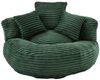 BlingBin Sitzsack Cordstoff-Sofa, Lazy Sofa (Sofa, 1 St, 108 x 108 x 52 cm), Mit drei Kissen, für Erwachsene und Kinder gleichermaßen geeignet Bild 2