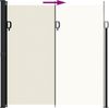 vidaXL Seitenmarkise Ausziehbar Creme 200x500 cm 4004460 Bild 5