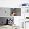 vidaXL Garagen-Wandschrank Betongrau Holzwerkstoff 860631 Bild 2