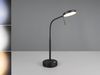 LED Akku Schreibtischlampe MORENO dimmbar mit Flexarm, Schwarz Höhe 45cm Bild 3