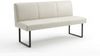 KAWOLA Esszimmerbank ELEEN Leder hellgrau 163cm 85 x 69 x 163 cm Bild 3