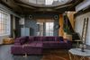 KAWOLA Sofa NEVADA Ecksofa Velvet purple Recamiere links mit motorischem Sitzvorzug 82 x 215 x 319 cm Bild 2