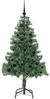 vidaXL Weihnachtsbaum mit 150 LEDs mit Ständer Grün 150 cm PVC 3396368 Bild 4