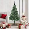 vidaXL Weihnachtsbaum mit 150 LEDs mit Ständer Grün 150 cm PVC 3396368 Bild 1