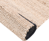 Teppich AMRAVATI Schwarz Beige 80 x 300 cm Jute Bild 4