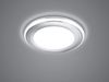Runder LED Deckeneinbaustrahler AURA Silber Chromfarben Ø 8,2cm Bild 3