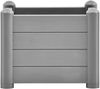 vidaXL Garten-Hochbeet PP Stein Grau 43x43x35 cm 317579 Bild 3