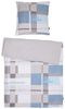 Sansibar Sylt Wendebettwäsche Bettwäsche Sansibar Cliff (2 tlg), Baumwolle, Karo Design, 100% Premium Baumwolle, hautfreundlich, pflegeleicht, Karo-Muster Bild 3