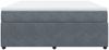 vidaXL Boxspringbett mit Matratze Dunkelgrau 180x200 cm Samt 3285657 Bild 4