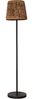 LED Solar-Stehlampe ,Cesta', Wasserhyazinthen-Optik, Dämmerungssensor, matt schwarz, 127cm Bild 3