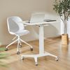 Maclean MC-453 Mobiler Laptop-Schreibtisch mit Pneumatischer Höhenverstellung Laptoptisch mit Rollen, 80x52 cm, max. 8 kg, Höhenverstellbar max. 109 cm (Weiß) Bild 3