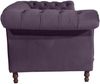 Chesterfield Sofa 3-Sitzer Kaylin Samtvelours purple Bild 3