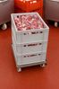 1x BURI Fleischkiste E2 Grau 60 x 40 x 20 cm Lagerkiste, Meischkiste, Metzgerkiste Eurobox aus Deutschland lebensmittelecht, robust, stapelbar Bild 5