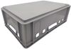 1x BURI Fleischkiste E2 Grau 60 x 40 x 20 cm Lagerkiste, Meischkiste, Metzgerkiste Eurobox aus Deutschland lebensmittelecht, robust, stapelbar Bild 3