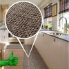 ANRO Küchenläufer Hochwertig Outdoorläufer Teppich TATAMI Läufermatte, Eckig, Höhe: 3 mm, Rattanoptik Bild 4