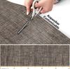 ANRO Küchenläufer Hochwertig Outdoorläufer Teppich TATAMI Läufermatte, Eckig, Höhe: 3 mm, Rattanoptik Bild 2