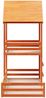 vidaXL Etagenbett mit Dach Wachsbraun 90x190 cm Massivholz Kiefer 3282398 Bild 5