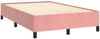 vidaXL Boxspringbett mit Matratze Rosa 120x190 cm Samt 3270462 Bild 4