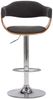 Barhocker 2 Stk. Grau Bugholz und Stoff [283115] Bild 3