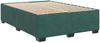 vidaXL Boxspringbett mit Matratze Dunkelgrün 140x200 cm Samt 3286339 Bild 5
