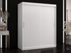 Kleiderschrank Kirtan Slim 1 150 (Farbe: Weiß, Größe: 150 cm) Bild 2
