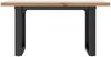 vidaXL Couchtisch O-Gestell 80x50x40,5cm Massivholz Kiefer & Stahl 3282728 Bild 4