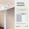 Desktronic Elektrisch Höhenverstellbarer Schreibtischgestell HomeOne , Weiß, mit Memory-Funktion, Anti-Kollisions Technologie, USB-A und USB-C-Ladeanschlüssen Bild 4