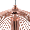 'Tordino' Hängeleuchte Kupfer Metall Schirm mit Gitter Glühbirnen-Optik Glockenform Industrie Design Bild 5