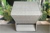 deVries Strandkorb Hiddensee XL Kunstoffgeflecht grey Gestell grau lasiert Bild 3