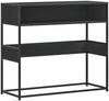 vidaXL Konsolentisch Schwarz 90x35x80 cm Holzwerkstoff 849169 Bild 2