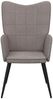 vidaXL Relaxsessel Taupe Stoff [327950] Bild 3