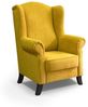 Beautysofa Ohrensessel Leonardo (mit Holzbeine, Wellenfedern) Bild 4