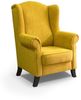 Beautysofa Ohrensessel Leonardo (mit Holzbeine, Wellenfedern) Bild 5