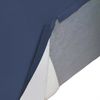 Dmora Avolasca-Hocker, Wohnzimmer-Hocker, Relaxsessel aus gepolstertem Stoff, 100 % Made in Italy, 80 x 70 x 43 cm, Blau Bild 4
