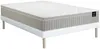 Vente-unique - SOMIRA Mattress and bed base set Stoff Weiß - B 140 cm x H 31 cm x L 190 cm Bild 1