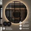 Planetmöbel Dekospiegel NOVA Spiegel mit Beleuchtung 60 - 80 cm (Dekorativer Wandspiegel ohne Rahmen 60 cm, Spiegel mit LED-Licht), Touch-Funktion, Dimmbar 4200k Bild 4