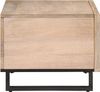 vidaXL Couchtisch Weiß 80x51x40 cm Massivholz Mango 377464 Bild 3