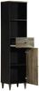 vidaXL Badschrank 38x33x160 cm Massivholz Mango 4017814 Bild 2