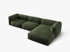 Micadoni Ecksofa Martina 3-Sitzer Rechts Samt Grün Bild 3