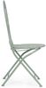 Gartenstuhl Teriaht 2er-Set aus Metall, klassisch klappbar, salbeigrün, outdoor geeignet Bild 2