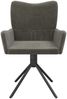 vidaXL Esszimmerstühle 2 Stk. Drehbar Dunkelgrau Samt 344810 Bild 5