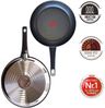 Tefal B12595 Jamie Oliver Edelstahl Bratpfanne 28cm 3 TLG Pfannenset mit Titanium Excellence Antihaftbeschichtung und Thermospot für alle Herdarten, auch Induktion, Spülmaschinengeeignet Bild 3