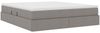 vidaXL Aufbewahrungsbett mit Matratze Taupe 160 x 200 cm Polyester 3370239 Bild 5