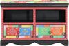 vidaXL TV-Schränk Mehrfarbig 80 x 35 x 50 cm Massivholz Mango 4017570 Bild 2