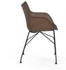 Sessel Q/Wood Sitzschale Holz, Gestell schwarzer Stahl Bild 3