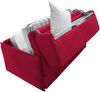 Dmora 3-Sitzer Schlafsofa Gravere, Schlafsofa fürs Wohnzimmer, gepolstert, abnehmbar, 100 % Made in Italy-Qualität, 200x95 h90 cm, Rot Bild 5